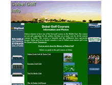 Tablet Screenshot of dubaigolf.info